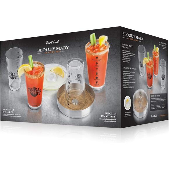 Final Touch 6 Piece Bloody Mary Serving Set No Color - Picture 2 of 5